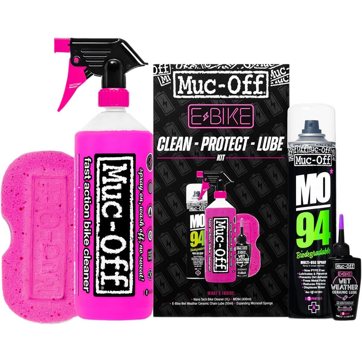 Image of Muc-Off eBike Clean + Protect + Lube Kit One Color, One Size
