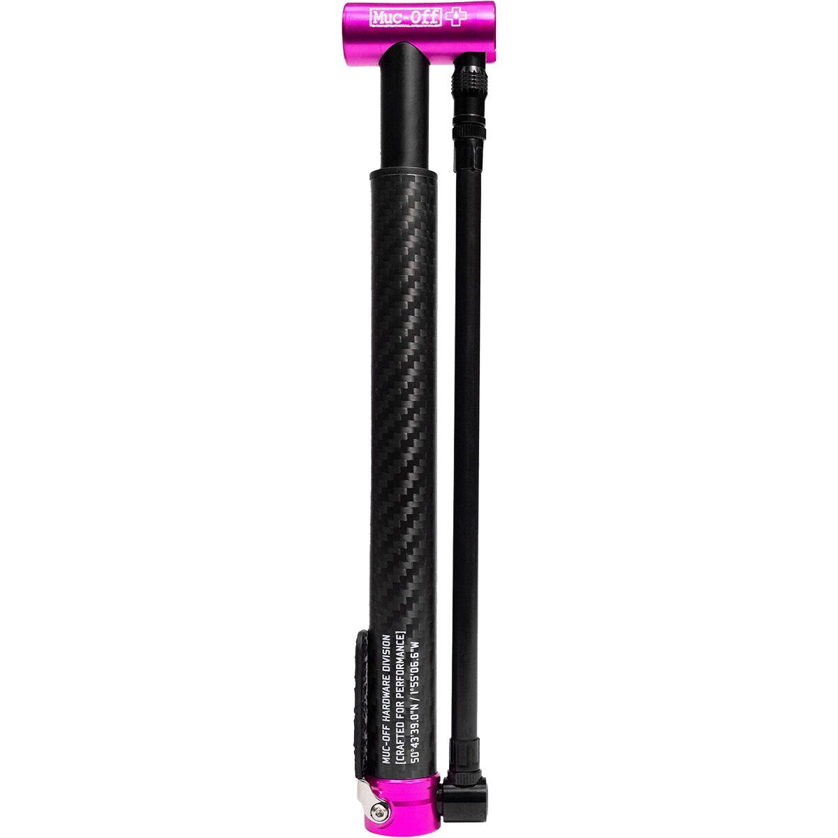 Image of Muc-Off AirMach Carbon Mini Pump Black/Pink, One Size