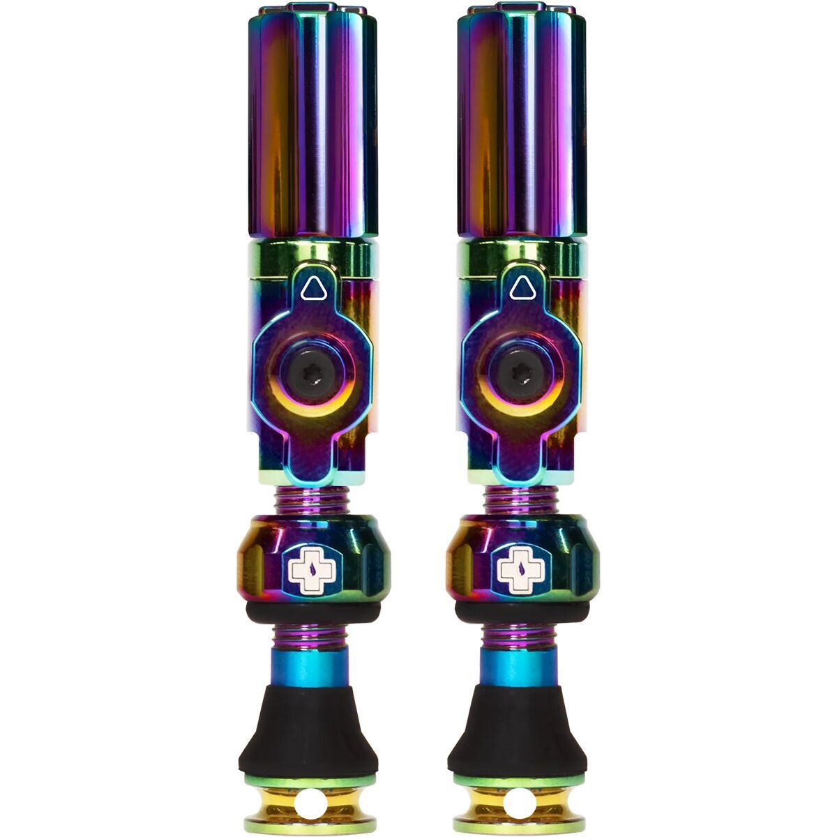 Image of Muc-Off Big Bore Tubeless Valves - Hybrid Iridescent, L