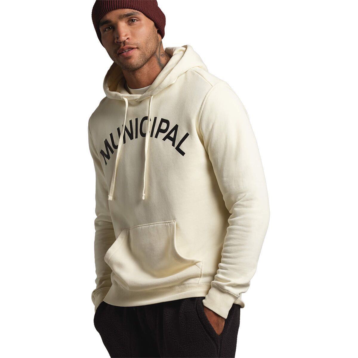 Image of Municipal OG 330 Hoodie - Men's Natural/Black, S