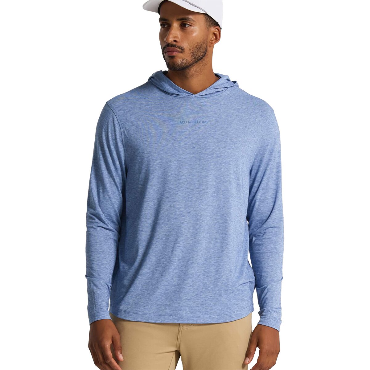 Image of Municipal Sport Utility Long-Sleeve Hooded Shirt - Men's Horizon Heather, L