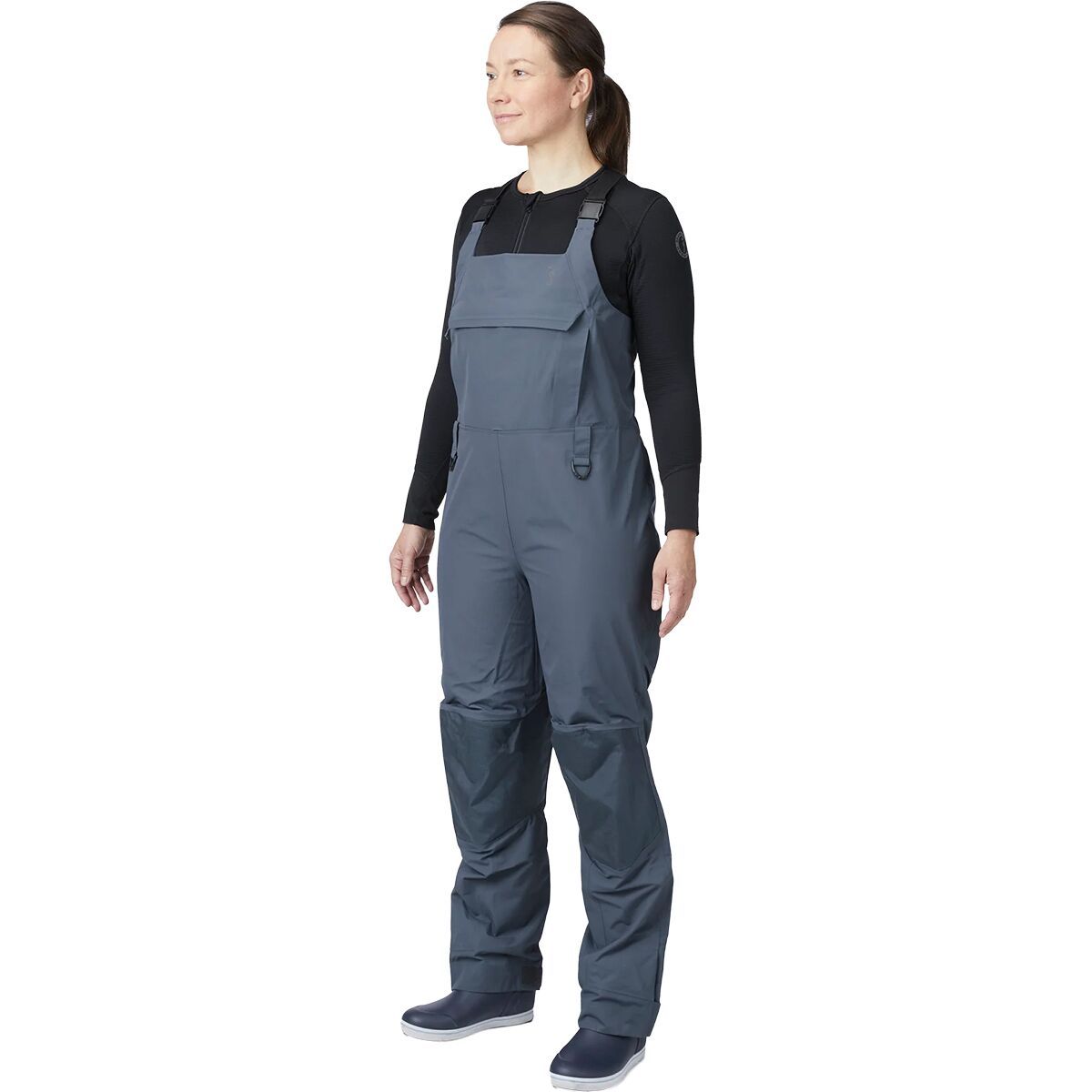 Image of Mustang Survival Taku Waterproof Bib Pant - Women’s Admiral Gray, S