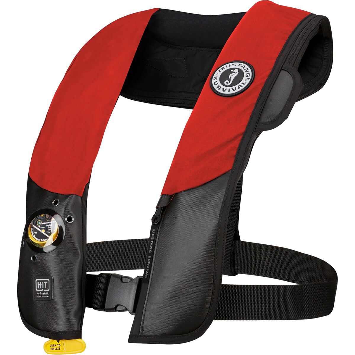 Mustang Survival Mustang Survival HIT Hydrostatic Inflatable PFD Red/Black, One Size