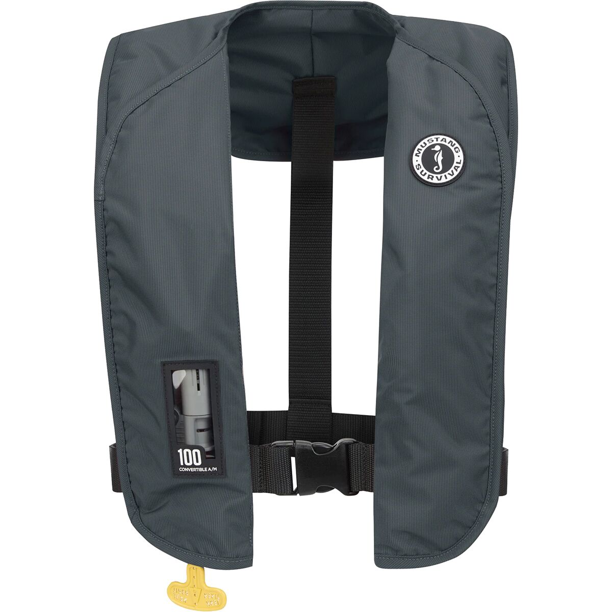 Image of Mustang Survival MIT 100 Convertible A/M Inflatable Personal Flotation Device Admiral Grey, One Size