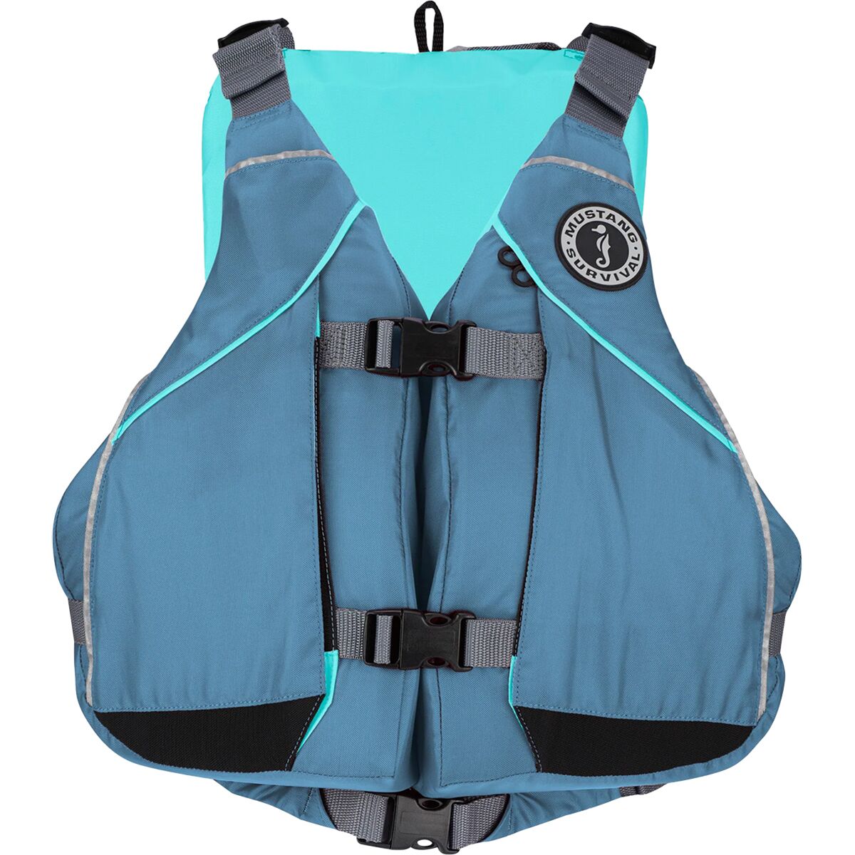 Image of Mustang Survival Moxie Personal Flotation Device Slate/Aqua, XL/XXL