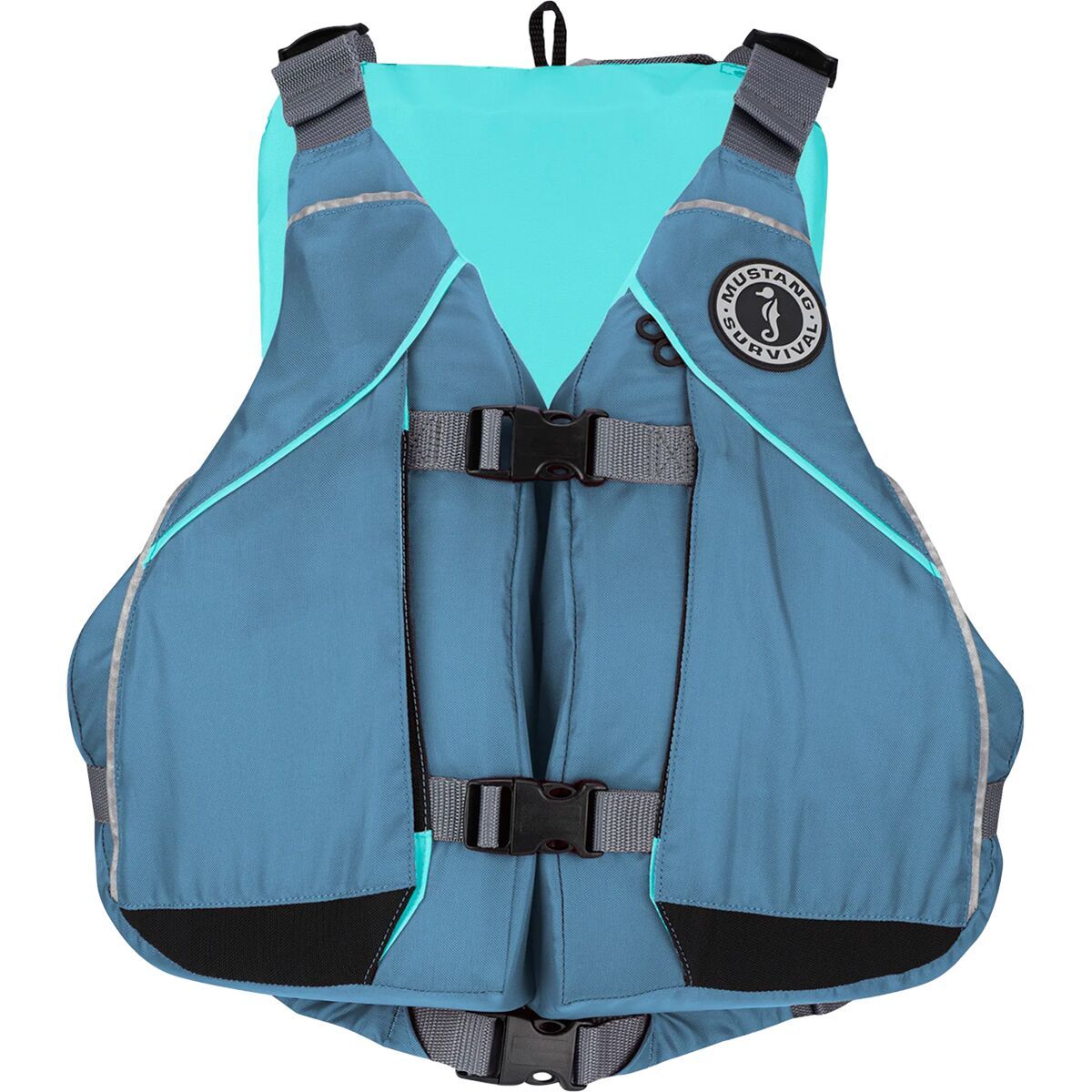 Image of Mustang Survival Moxie Personal Flotation Device Slate/Aqua, M/L