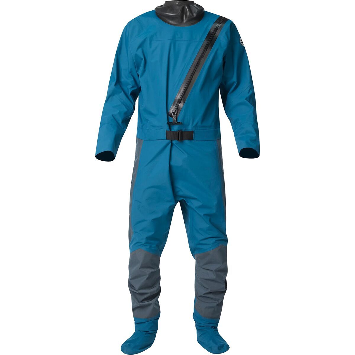 Image of Mustang Survival Quadra Dry Suit - Men's Ocean Blue/Admiral Grey, M