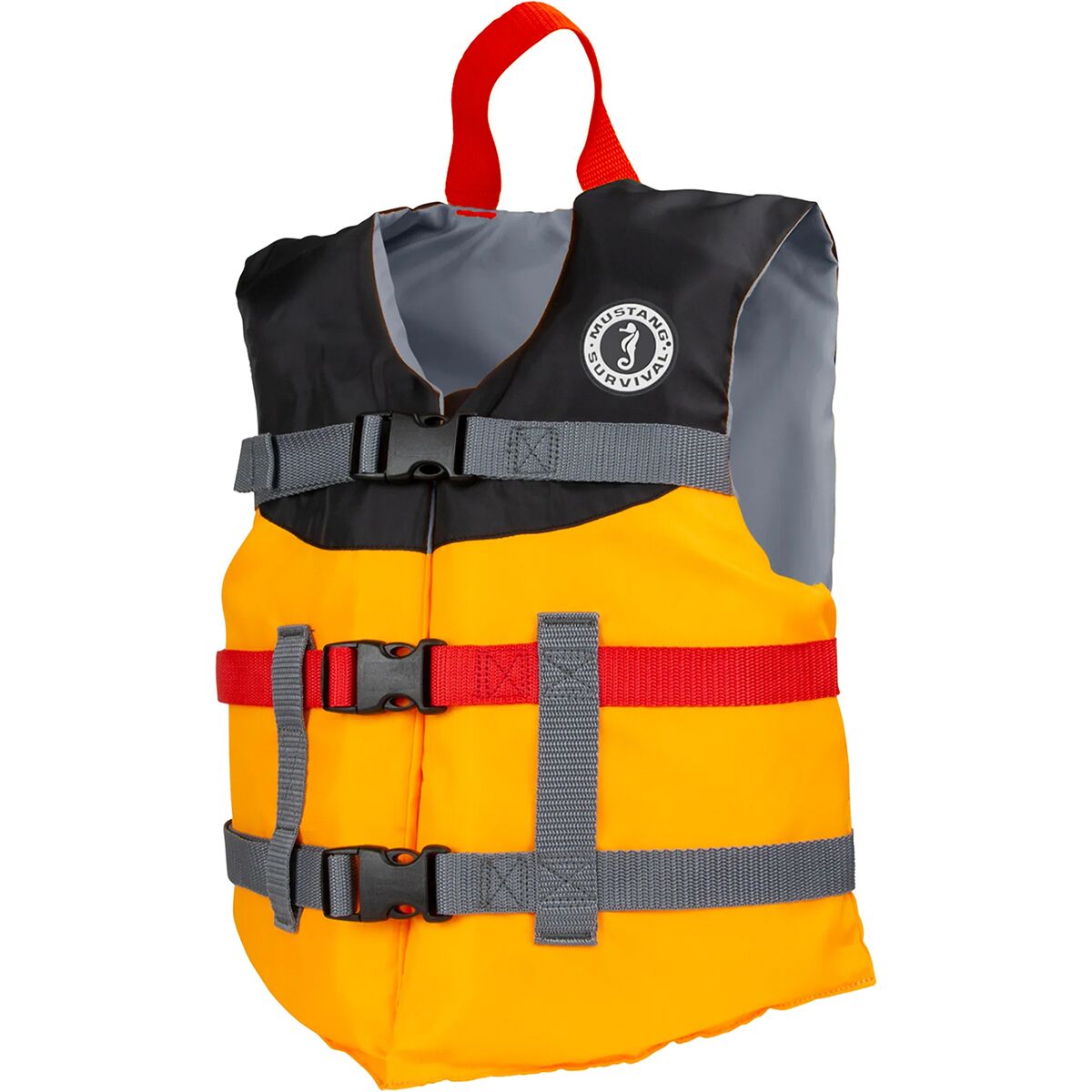 Mustang Survival Mustang Survival Livery Personal Flotation Device - Kids' Mango/Black, One Size