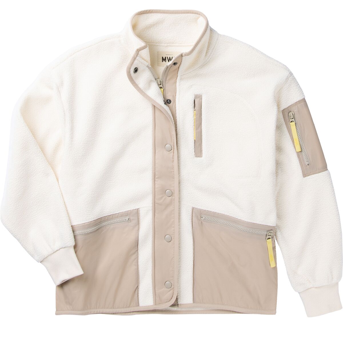 Madewell Drapey Sherpa Buick Snapfront Jacket - Women's product image