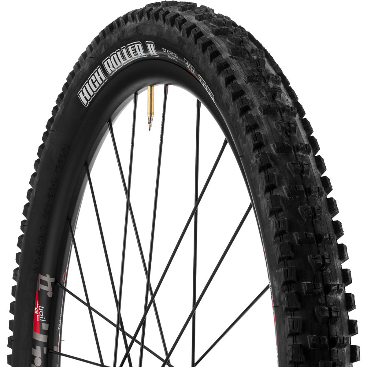 Maxxis Maxxis High Roller II EXO Tubeless Ready - 27.5in Tire Dual Compound/EXO/TR, 27.5x2.3