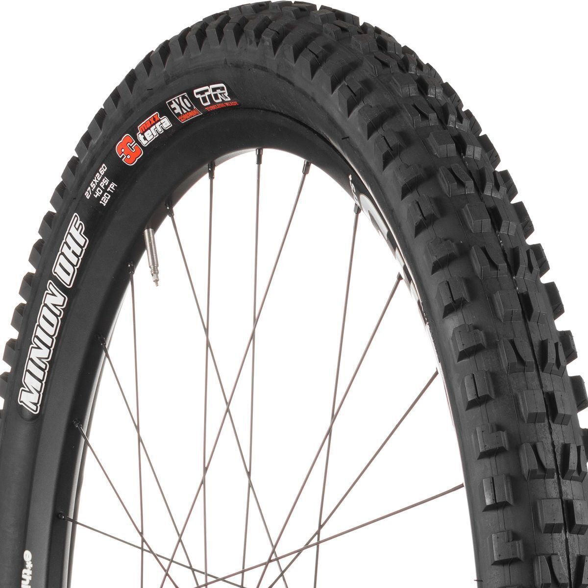 Maxxis Minion DHF Wide Trail 3C/EXO/TR 27.5in Tire Maxx Terra, 3C/EXO/TR, 27.5x2.6