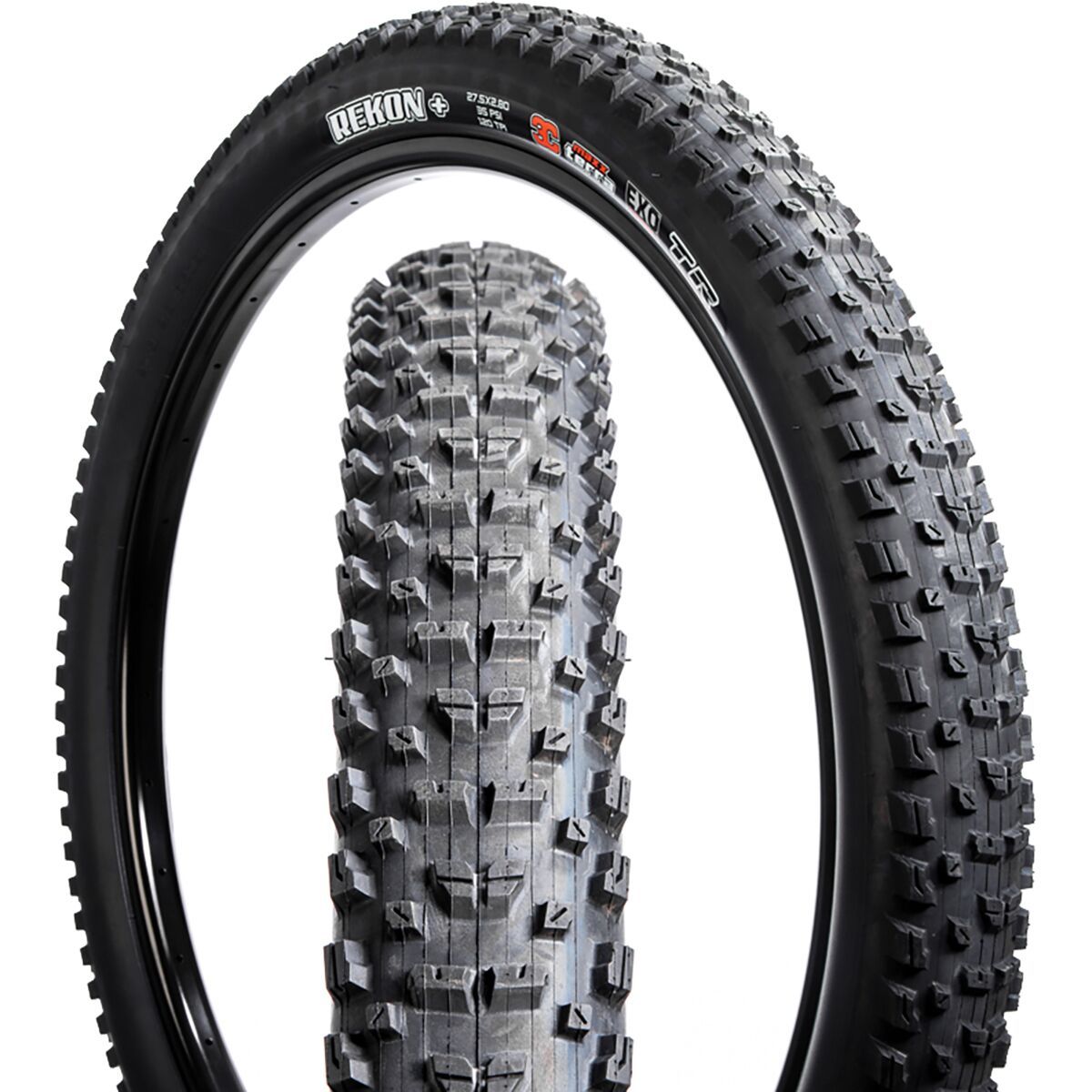 Image of Maxxis Rekon 3C/EXO/TR 27.5 Plus Tire Black, 27.5x2.8