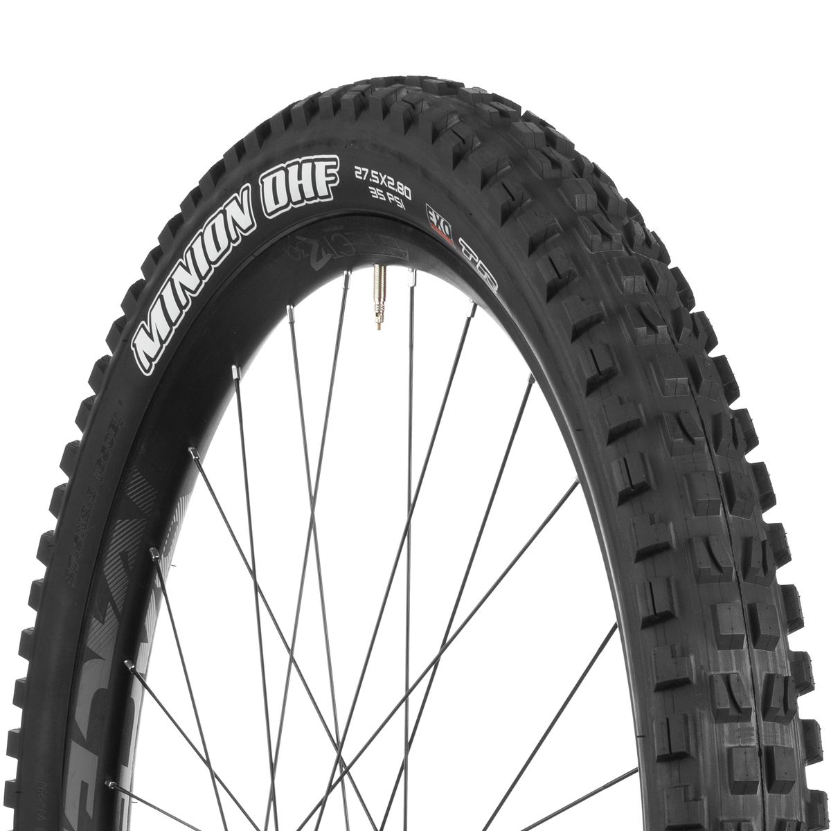 Maxxis Maxxis Minion DHF EXO/TR 27.5 Plus Tire Dual Compound/EXO/TR, 27.5x2.8