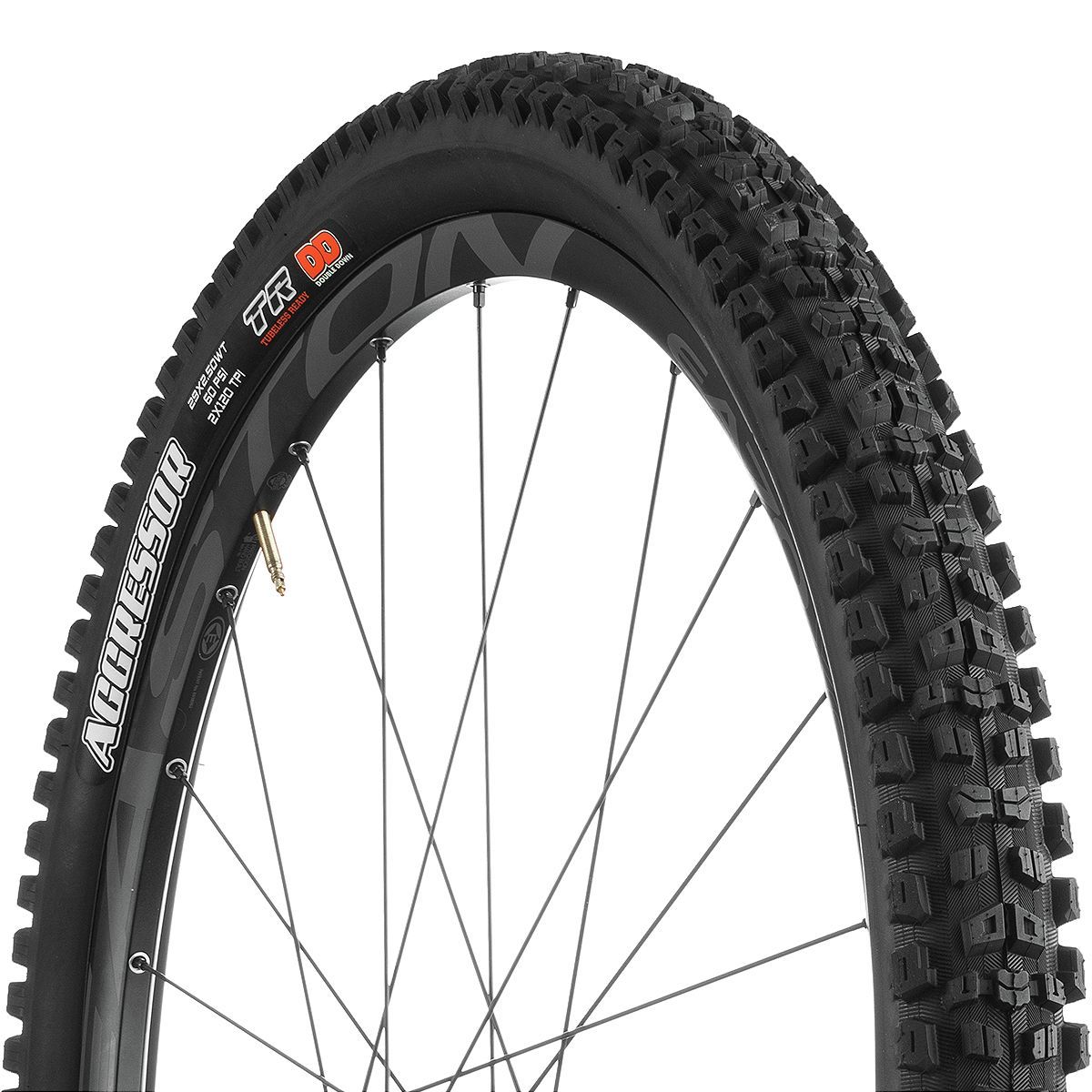 Image of Maxxis Aggressor Wide Trail Double Down/TR 29in Tire Black, Dual Compound, 29x2.5