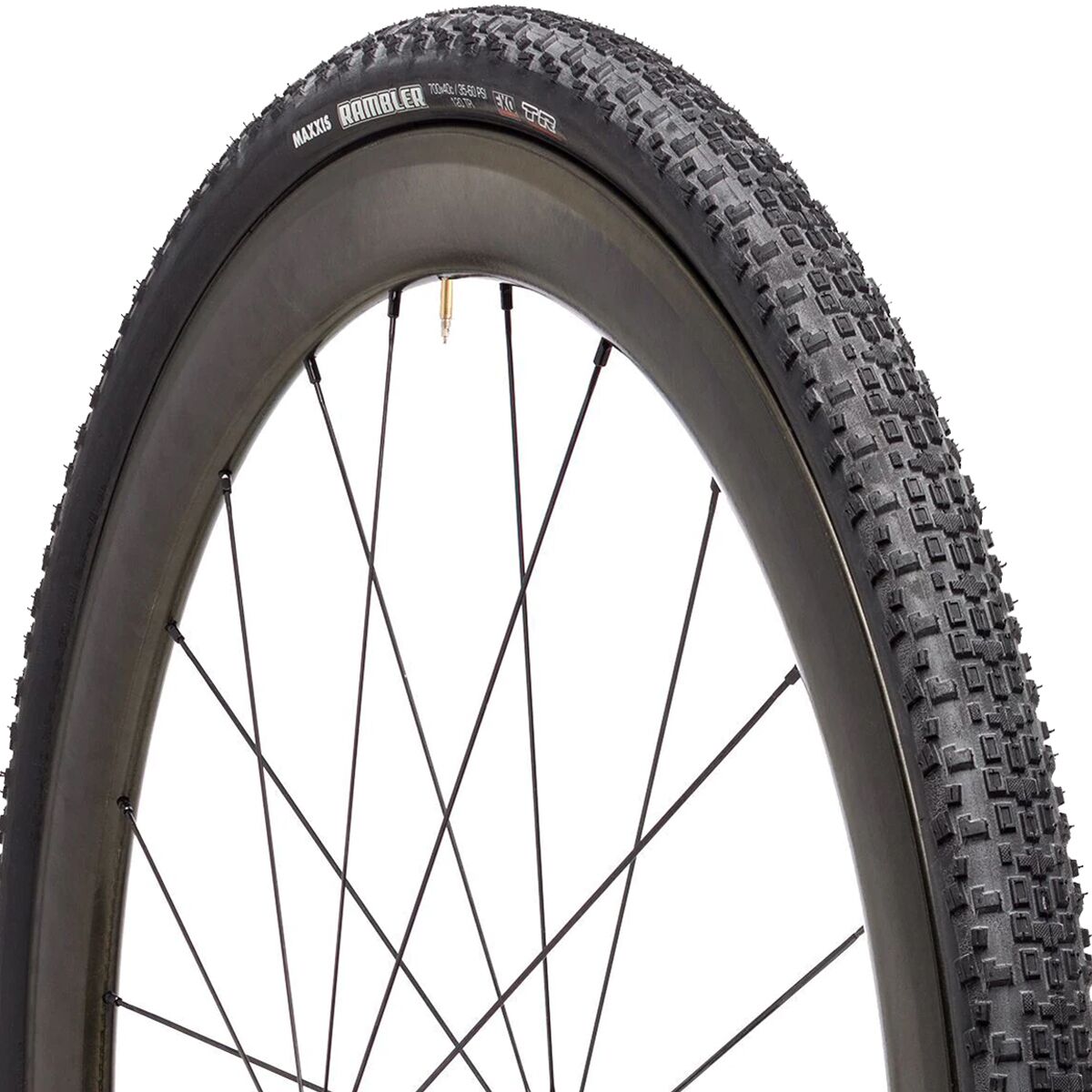 Image of Maxxis Rambler Tubeless Tire Black/Dark Tan, 700x38