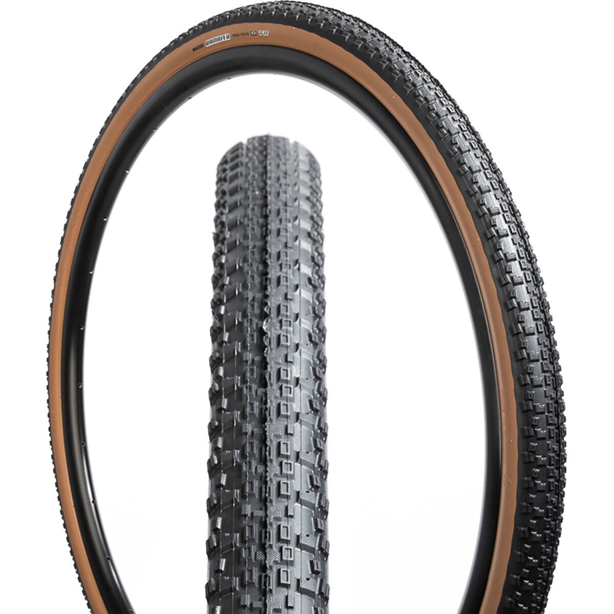 Image of Maxxis Rambler Tubeless Tire Black/Tan, Dual-EXO, 700x50