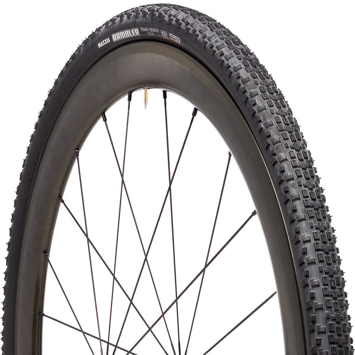 Image of Maxxis Rambler Tubeless Tire Black/Dual Compound/EXO, 700x38c