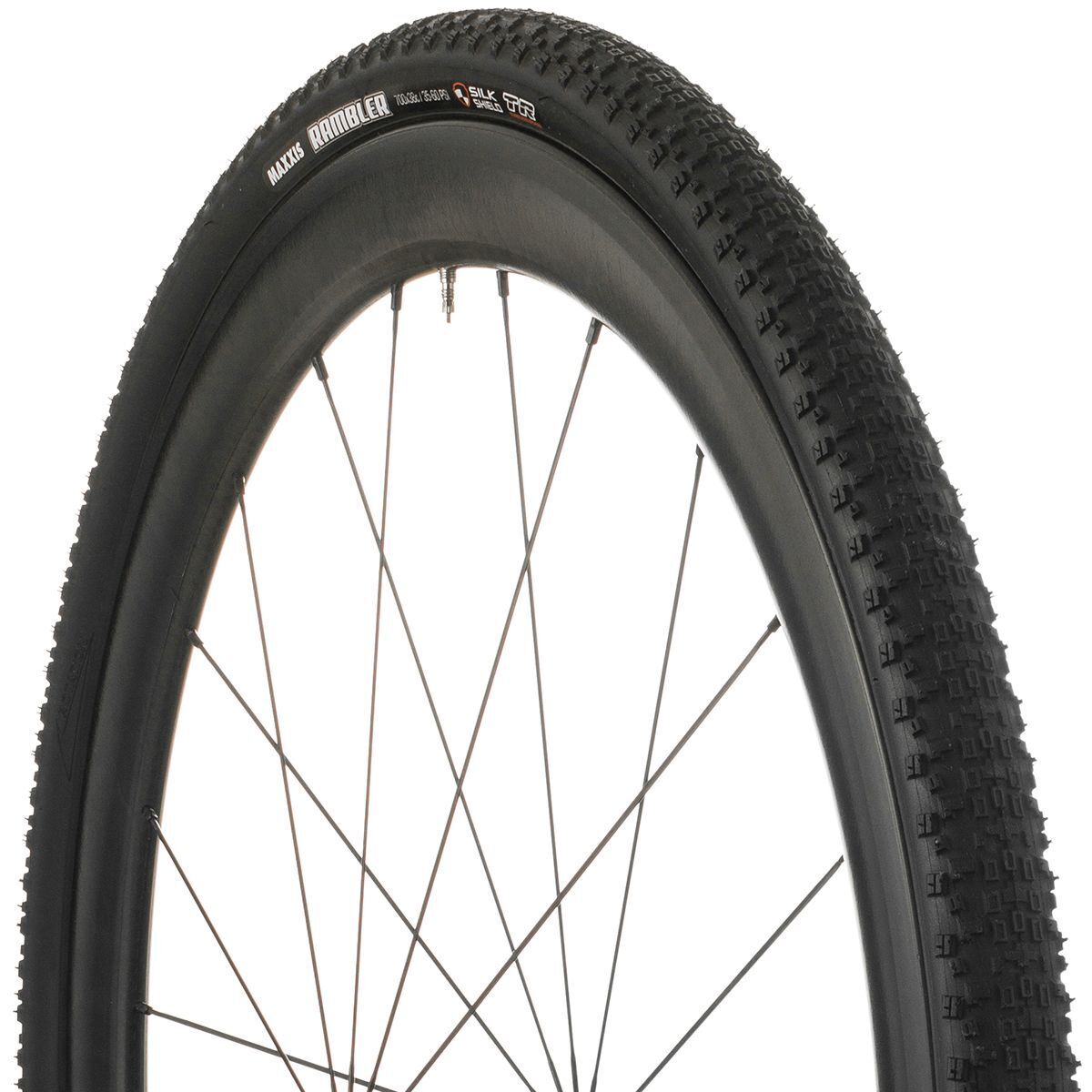 Image of Maxxis Rambler Tubeless Tire Black/Dual Compound/SilkShield, 700x45