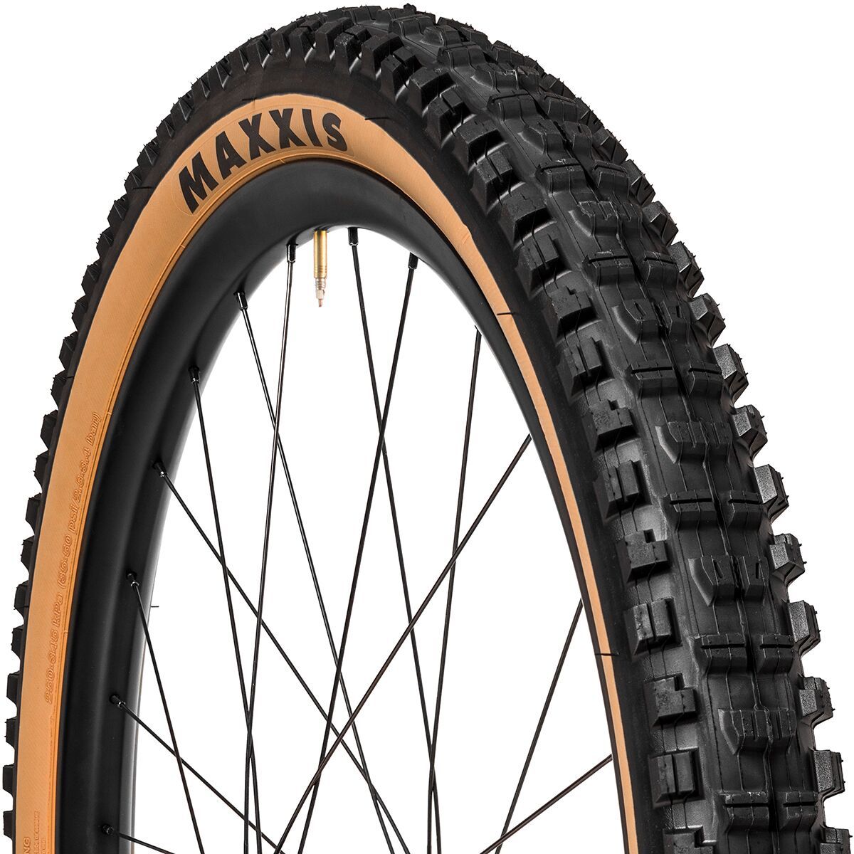 Maxxis Maxxis Minion DHR II Wide Trail Dual Compound/EXO/TR 27.5in Tire Tanwall/Dual Compound/EXO/TR, 27.5x2.4