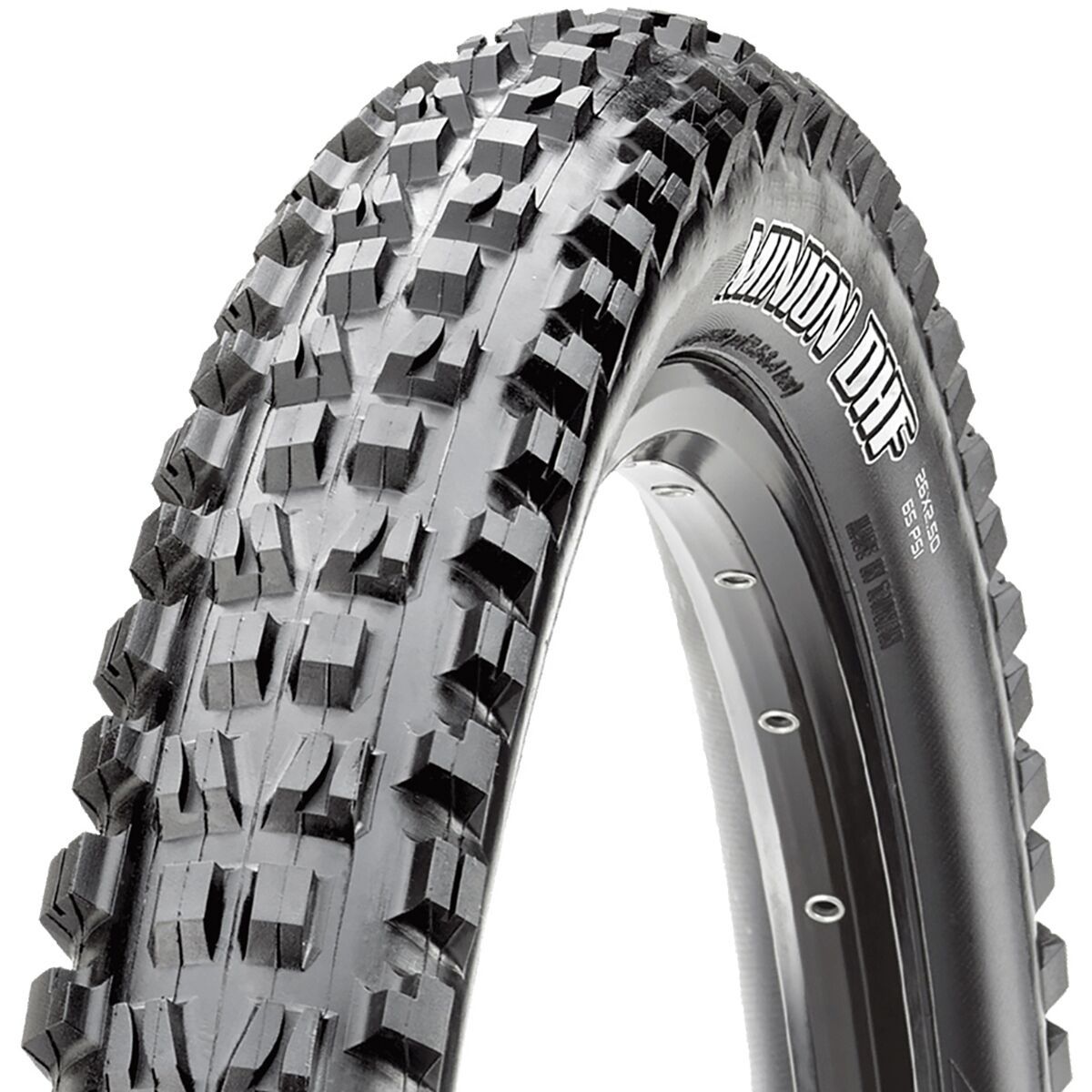 Image of Maxxis Minion DHF Dual Compound EXO/TR Tire - 26in Black/F60, 26x2.30