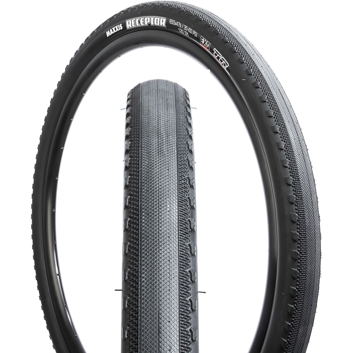 Image of Maxxis Receptor EXO/WT/TR Tire - 700c Black, 700x40