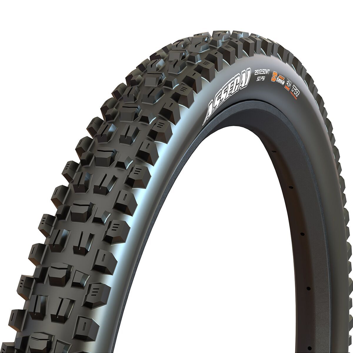 Image of Maxxis Assegai 3CT/DH/Wide-Trail E-50/TR 29in Tire Black, 29x2.5
