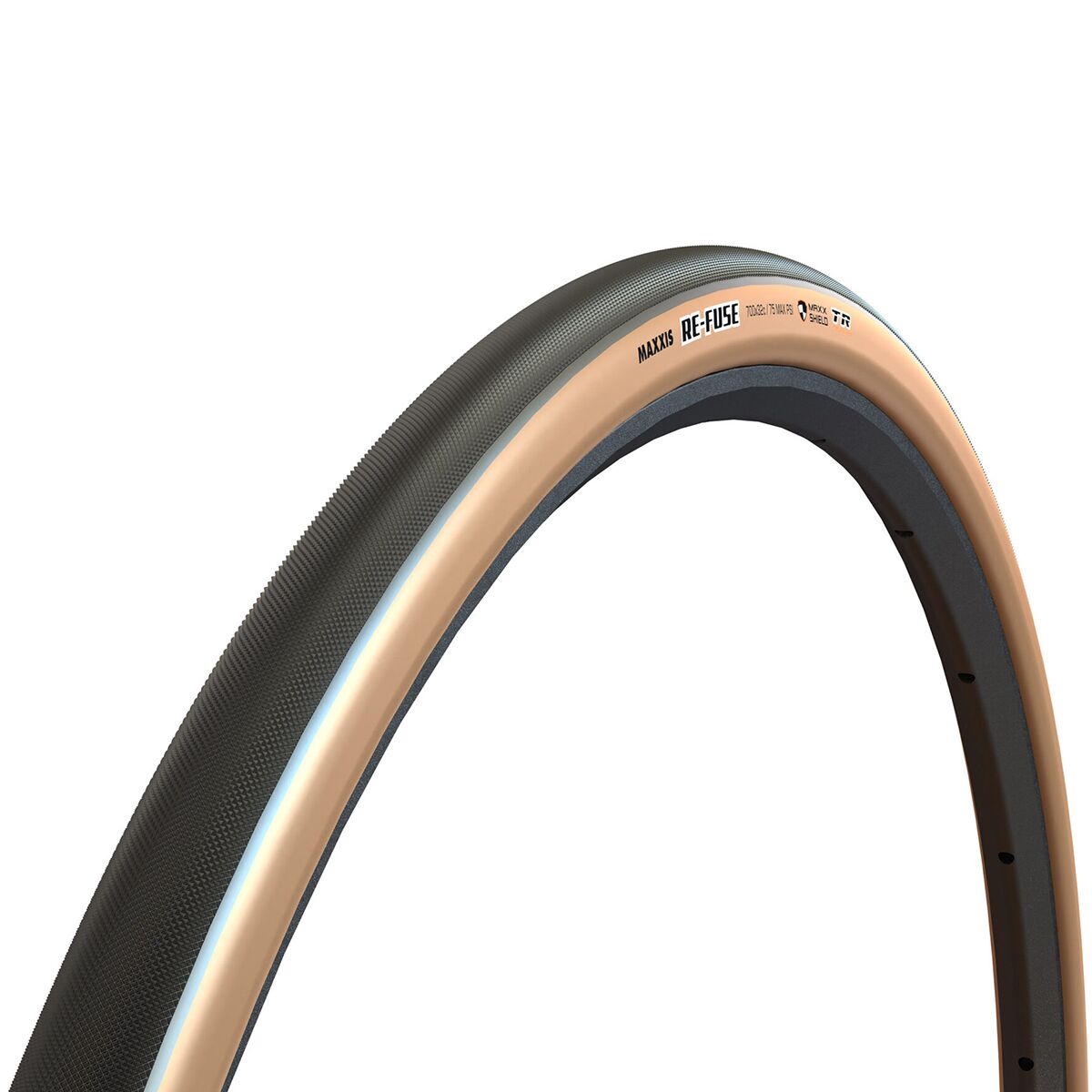 Maxxis Maxxis Re-Fuse Dual compound/MaxxShield/TR Tire Black/Dark Tan, 700x32