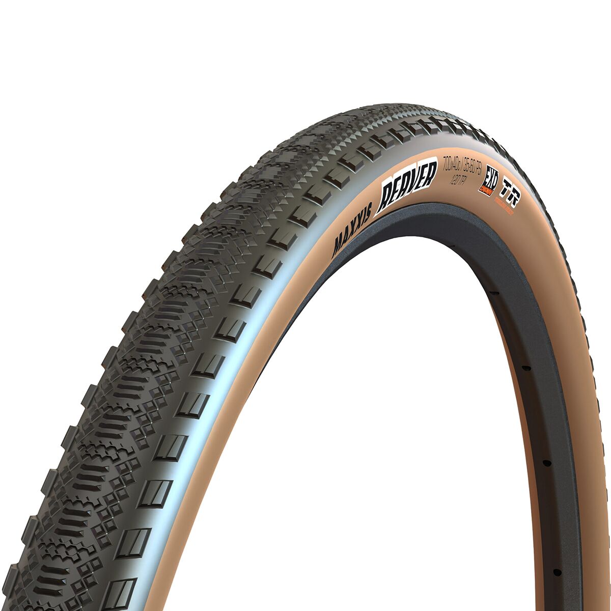 Image of Maxxis Reaver Dual-EXO/TR Tire Tan, 700x45