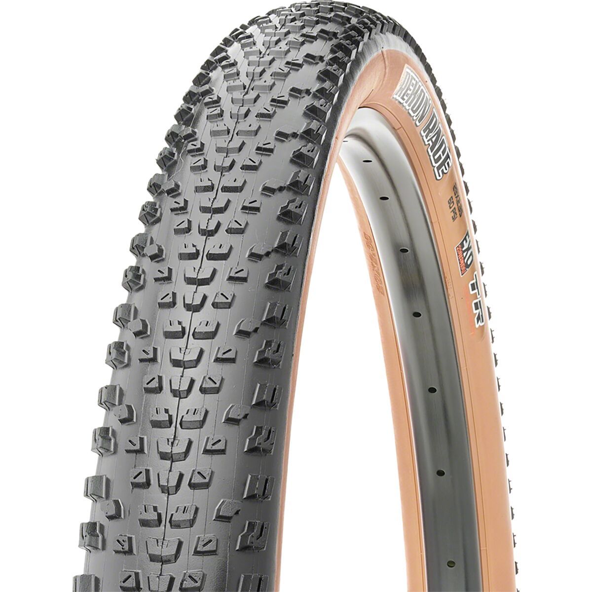 Image of Maxxis Rekon Race Dual-EXO/Wide-Trail/TR 29in Tire Black/Tan, 29x2.4