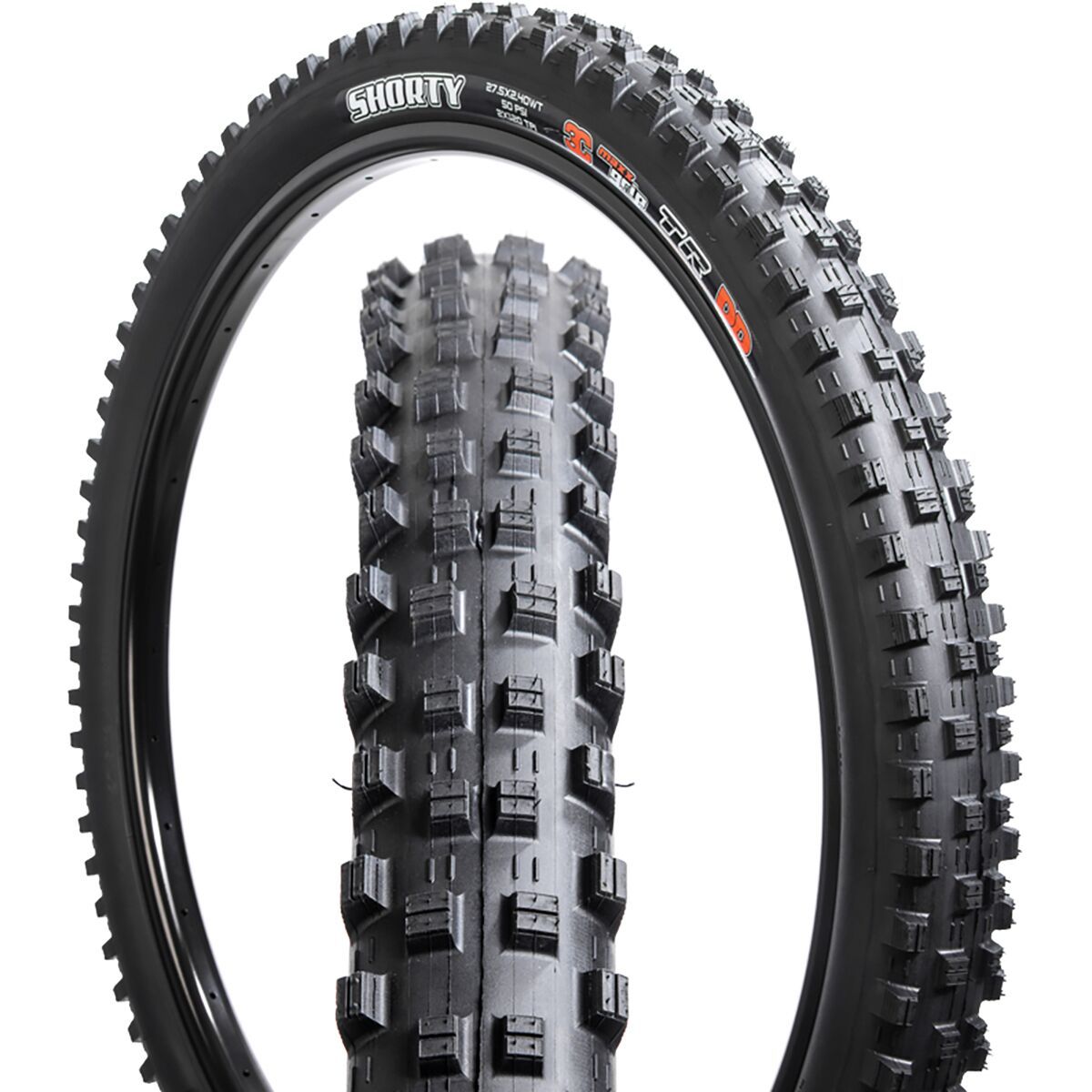 Image of Maxxis Shorty 3C Grip/DH/Wide-Trail/TR 29in Tire Black, 29x2.4