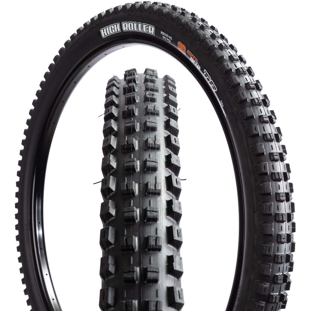 Maxxis Maxxis High Roller III 3C/MaxxGrip/DD 29in Tubeless Tire Black, 29x2.4