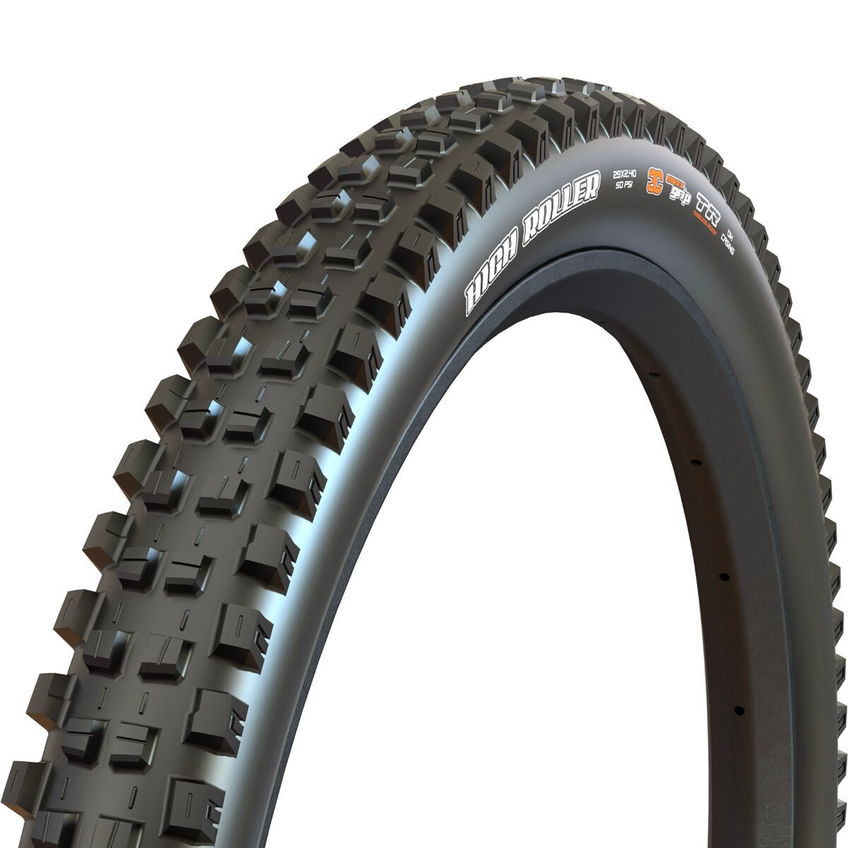 Image of Maxxis High Roller III 3C/MaxxGrip/DH 29in Tubeless Tire Black, 29x2.4