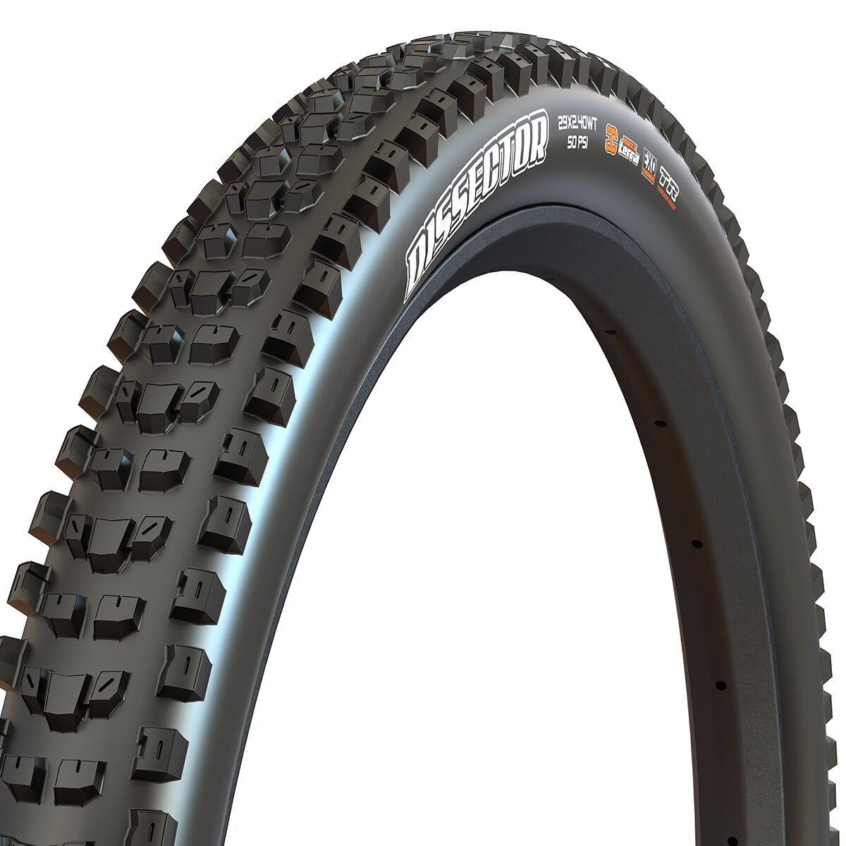 Image of Maxxis Dissector 27.5in Tire Black,3CT/EXO+, 27.5x2.6
