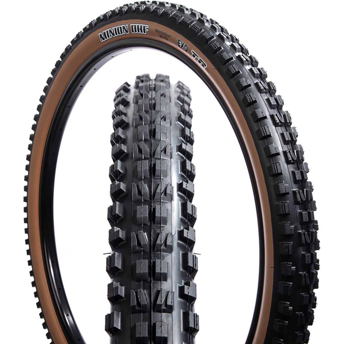 Image of Maxxis Minion DHF 29in Tire Tanwall, Dual Compound/EXO, 29x2.6