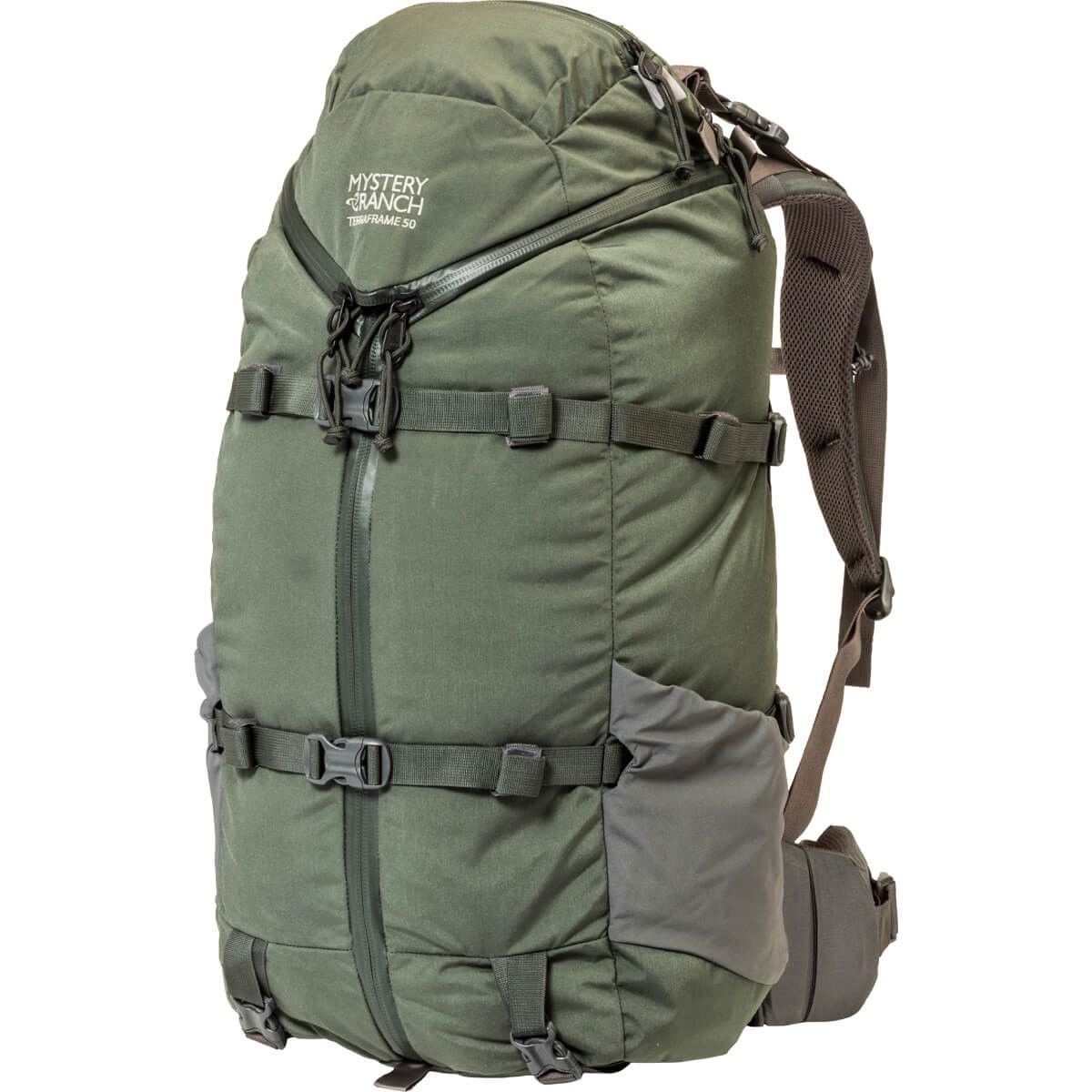 美品 MYSTERY RANCH TERRAFRAME 3-ZIP 50 Mystery Ranch Terraframe 50 3-Zip Backpack - Hike & Camp