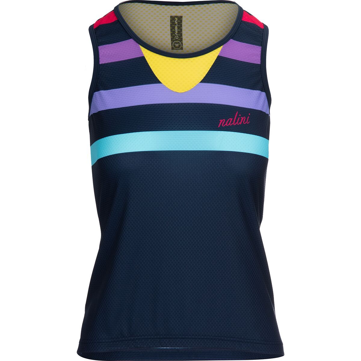 Nalini Tank Top - Women's Blue/Yellow, XL