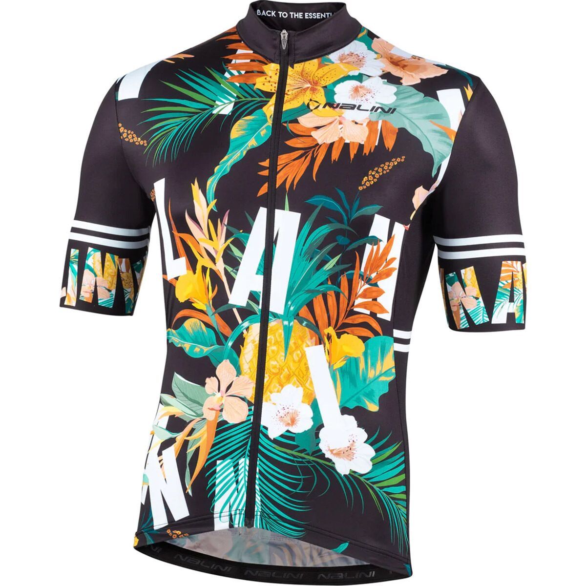 Nalini Las Vegas Short-Sleeve Jersey - Men's Jungle Flora, L