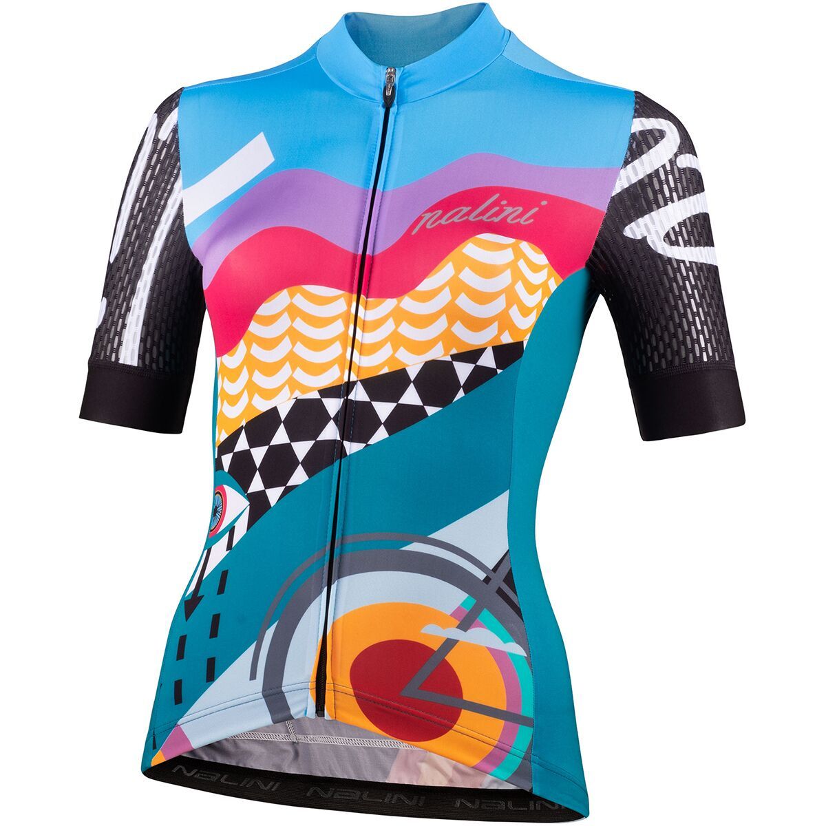 Nalini Las Vegas Short-Sleeve Jersey - Women's Multicolor Fantasy, L
