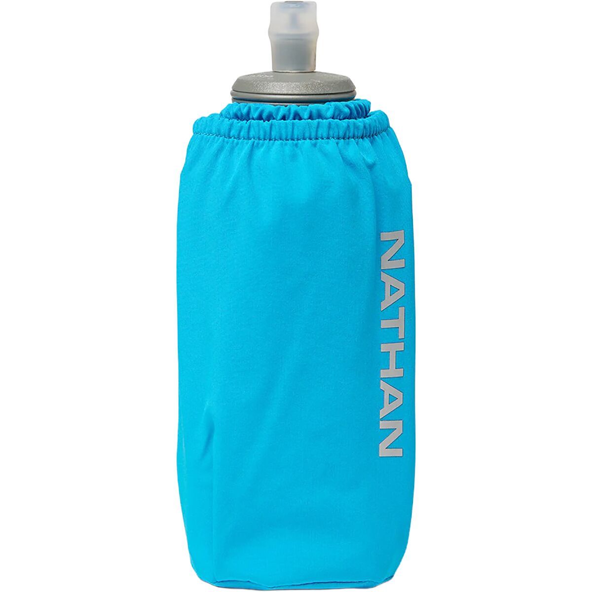 Image of Nathan Pinnacle 18oz Ins. Soft Flask Electric Blue/Reflective Silver, One Size