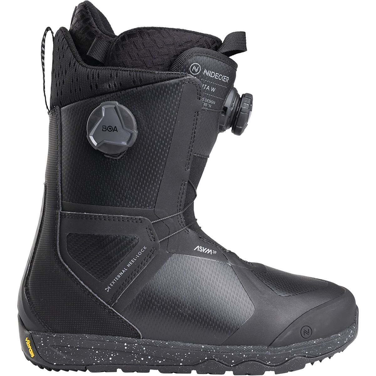 Image of Nidecker Kita Snowboard Boot - 2026 - Women's Black, 5.5