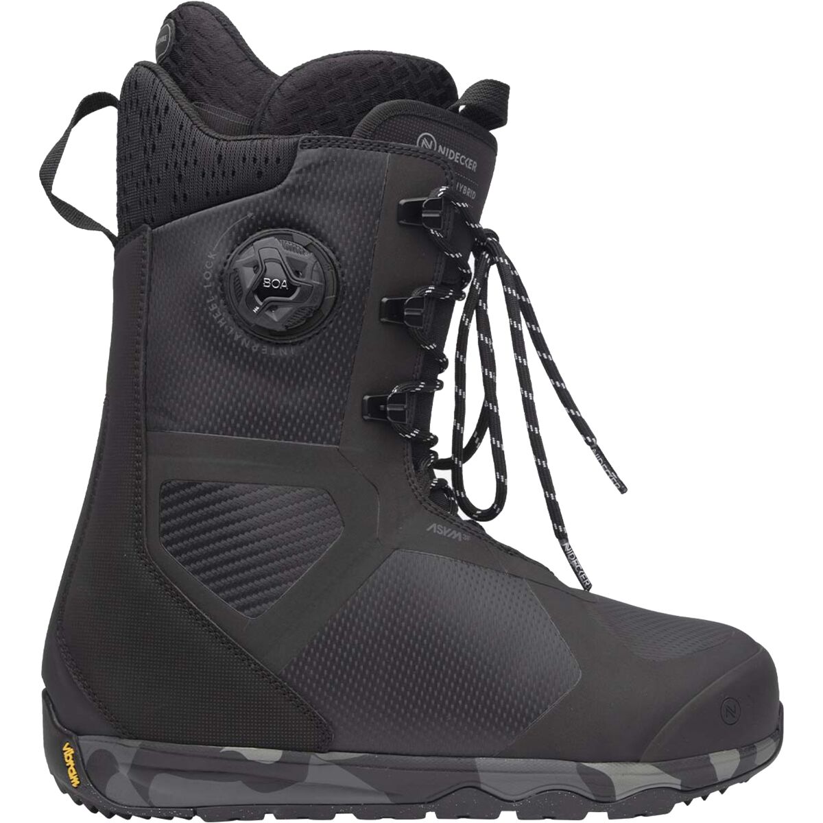 Image of Nidecker Kita Hybrid Snowboard Boot - 2026 - Men's Black, 12.0