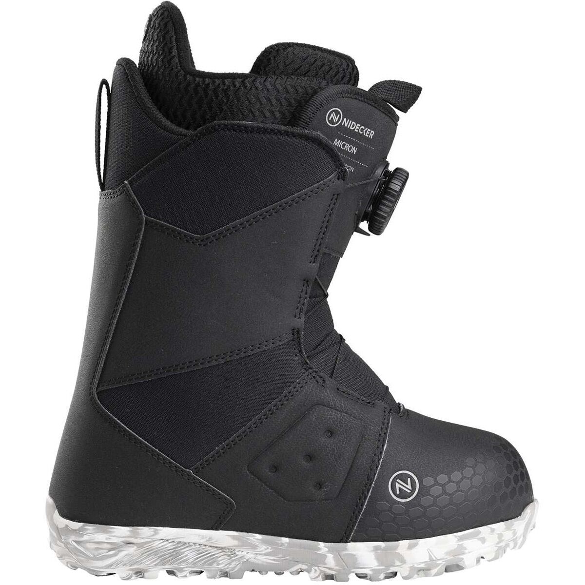 Image of Nidecker Micron Snowboard Boot - Kids' - 2026 Black, 13.0