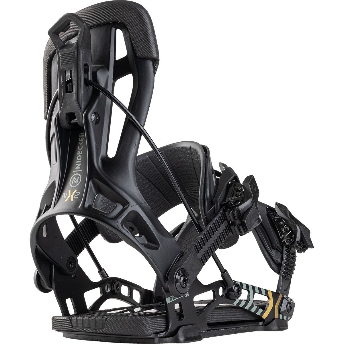 Image of Nidecker Flow NX2 Fusion Snowboard Binding - 2025 Black, XL