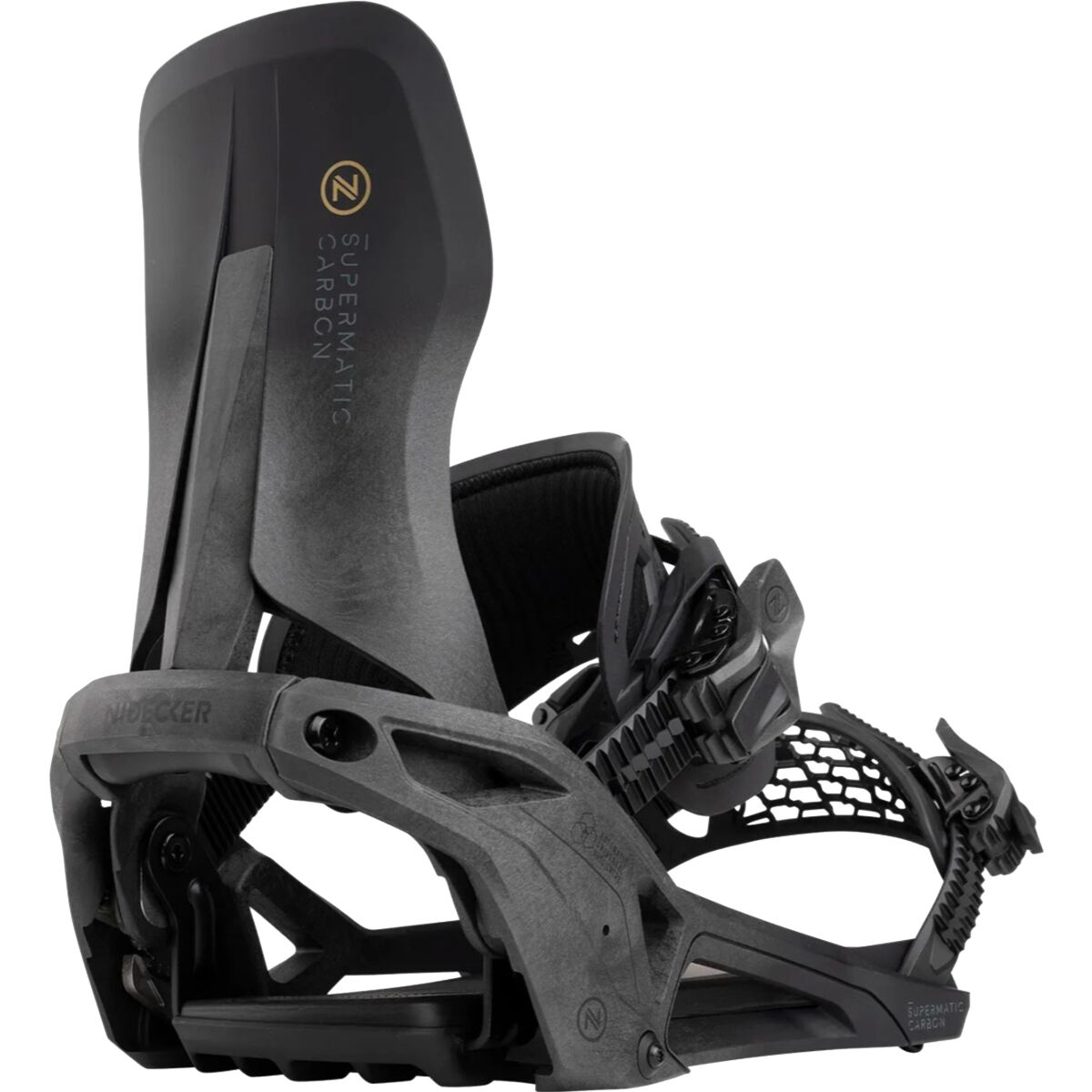 Image of Nidecker Supermatic-Carbon Step-In Binding - 2026 Black, M
