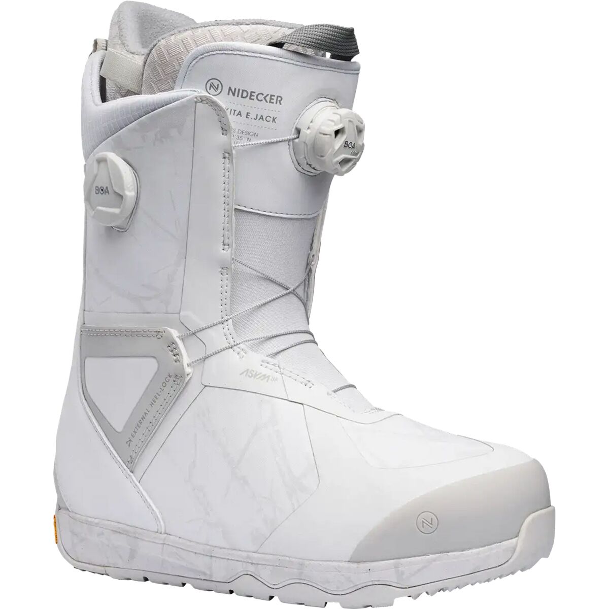 Image of Nidecker Ejack Kita Snowboard Boot - 2026 EJack White Camo, 9.5