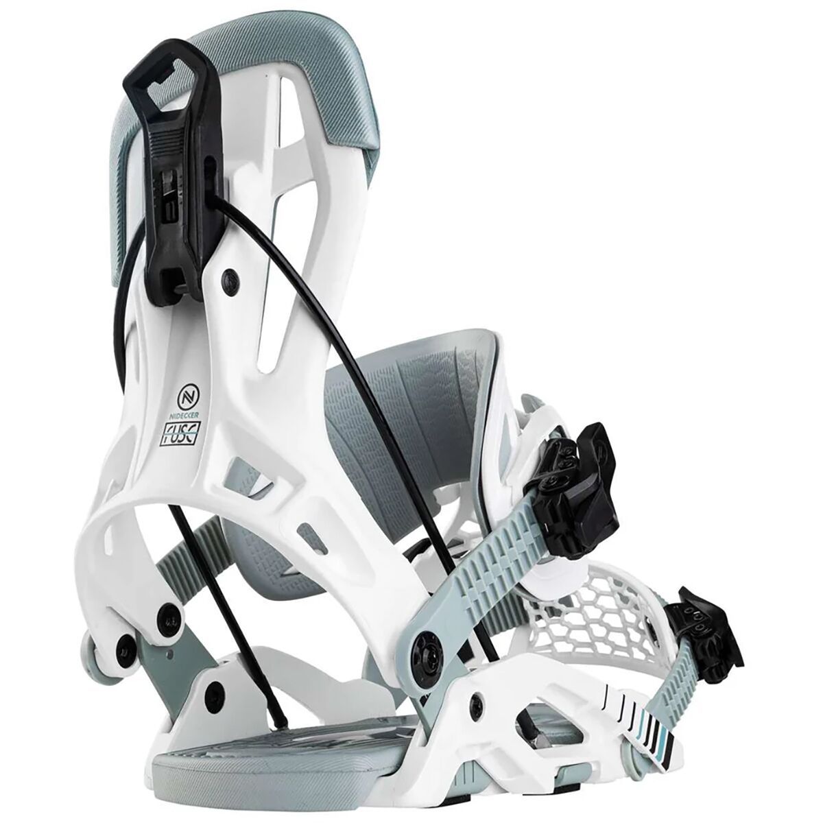 Image of Nidecker Flow Fuse Hybrid Snowboard Binding - 2026 White, L