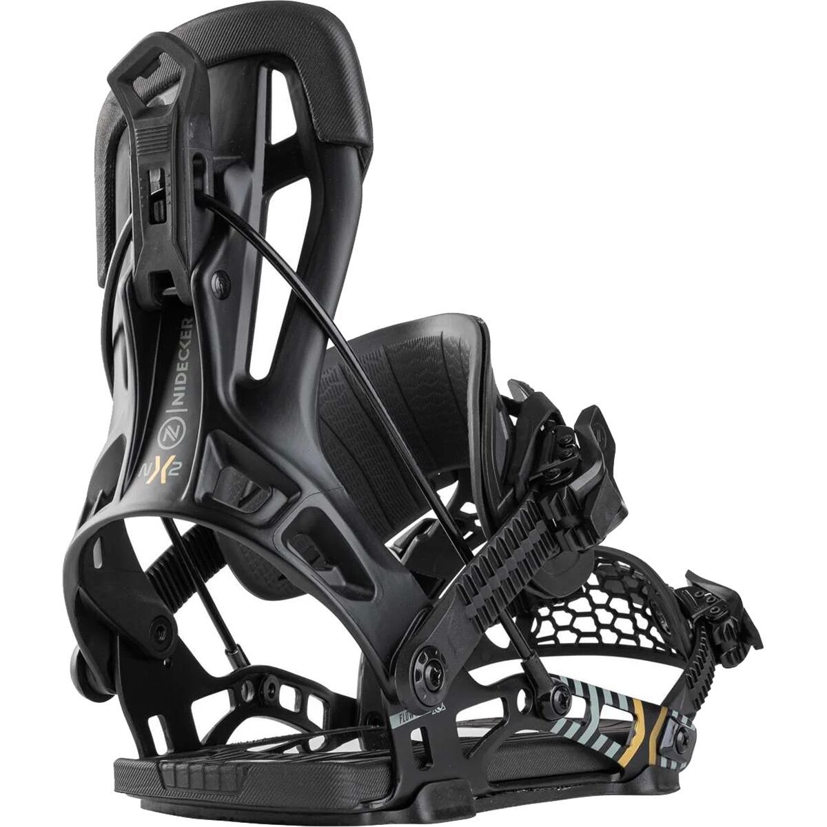 Nidecker Flow NX2 Hybrid Snowboard Binding - 2026 Black, XL