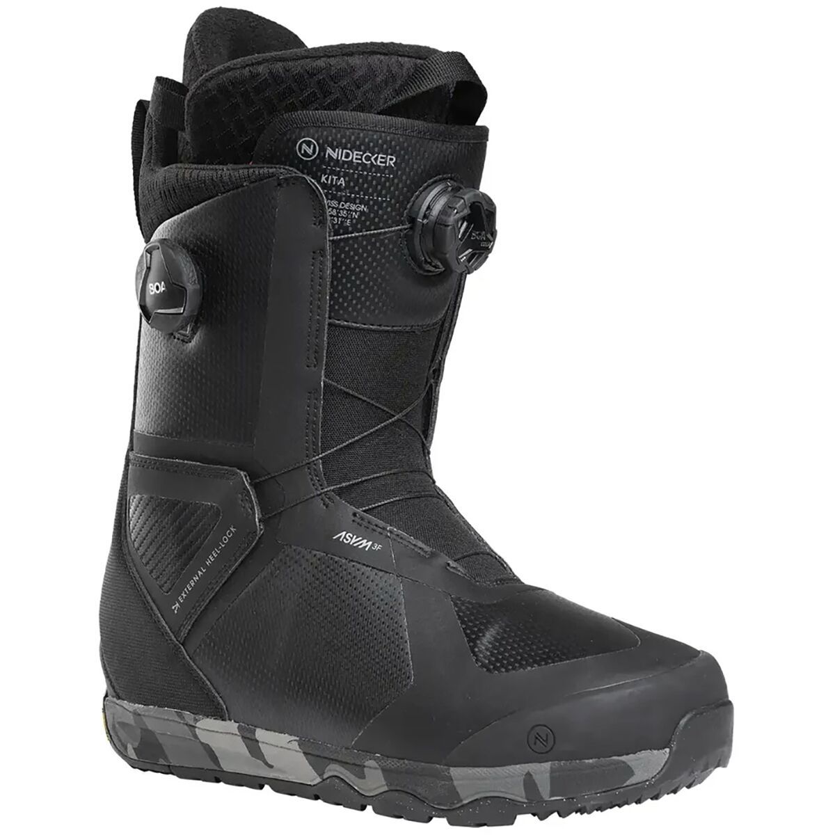 Image of Nidecker Kita Snowboard Boot - 2026 - Men's Black, 10.0