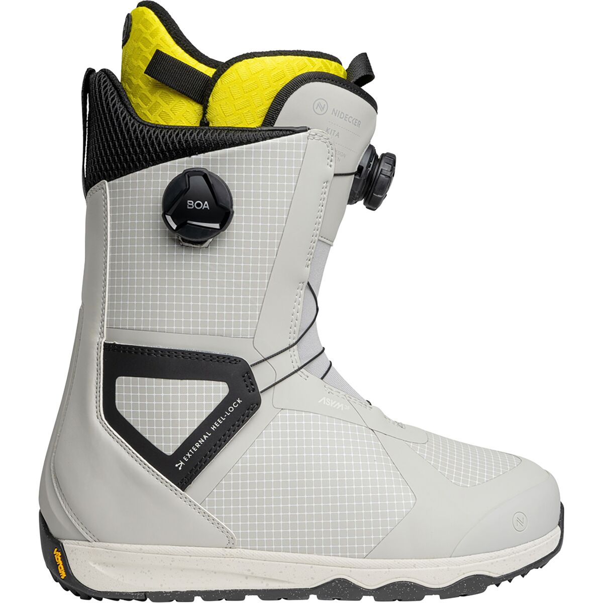 Image of Nidecker Kita Snowboard Boot - 2026 - Men's Gray, 11.5