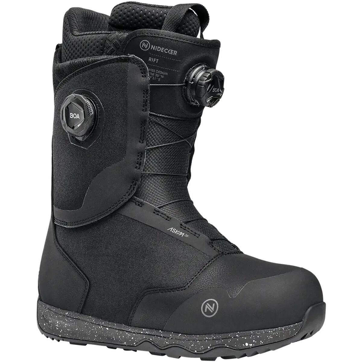 Image of Nidecker Rift Snowboard Boot - 2026 - Men's Black, 9.5